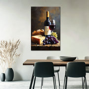 Gemälde Wein & Früchte III