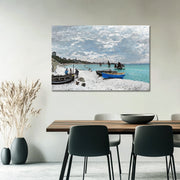 Der Strand von Sainte-Adresse - Claude Monet