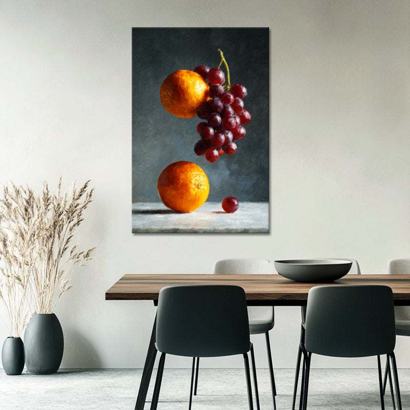 Orangen und Trauben