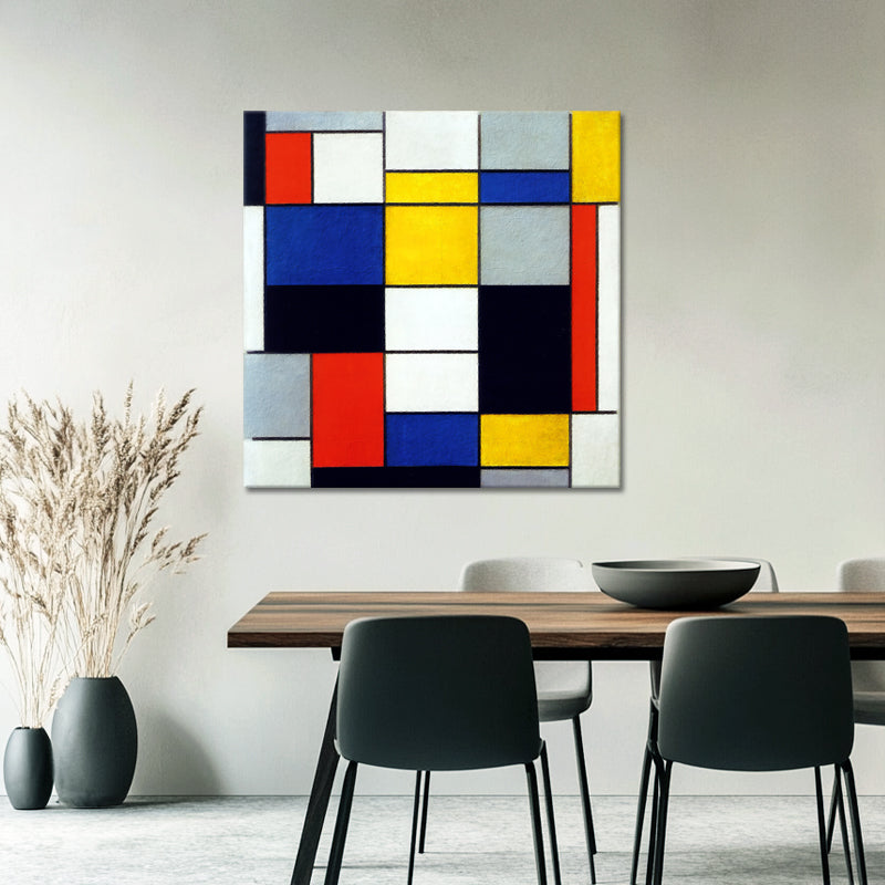 die 7 Farbkontraste II - Piet Mondriaan