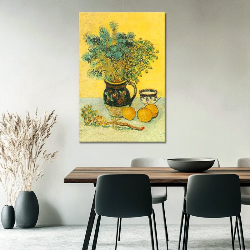 Majolika-Krug mit Feldblumen – Van Gogh