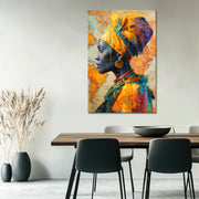 Frau mit Turban