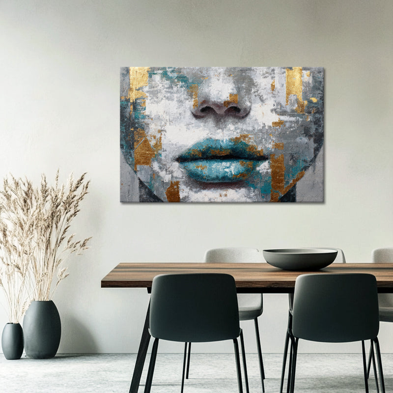 Lippen-Kunstwerk