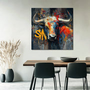 Stier in der Street Art
