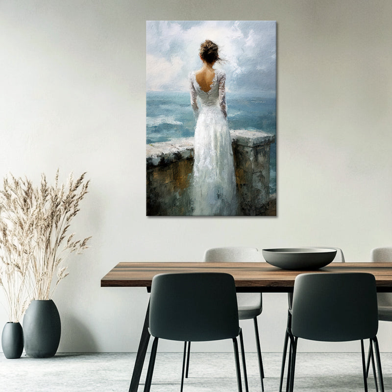 Frau am Meer