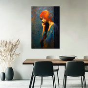 Kunstwerk Frau in Seitenansicht I