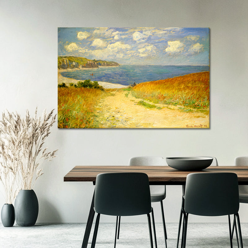 Pfad durch die Kornfelder bei Pourville - Monet