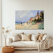 Die Strandpromenade von Trouville – Claude Monet