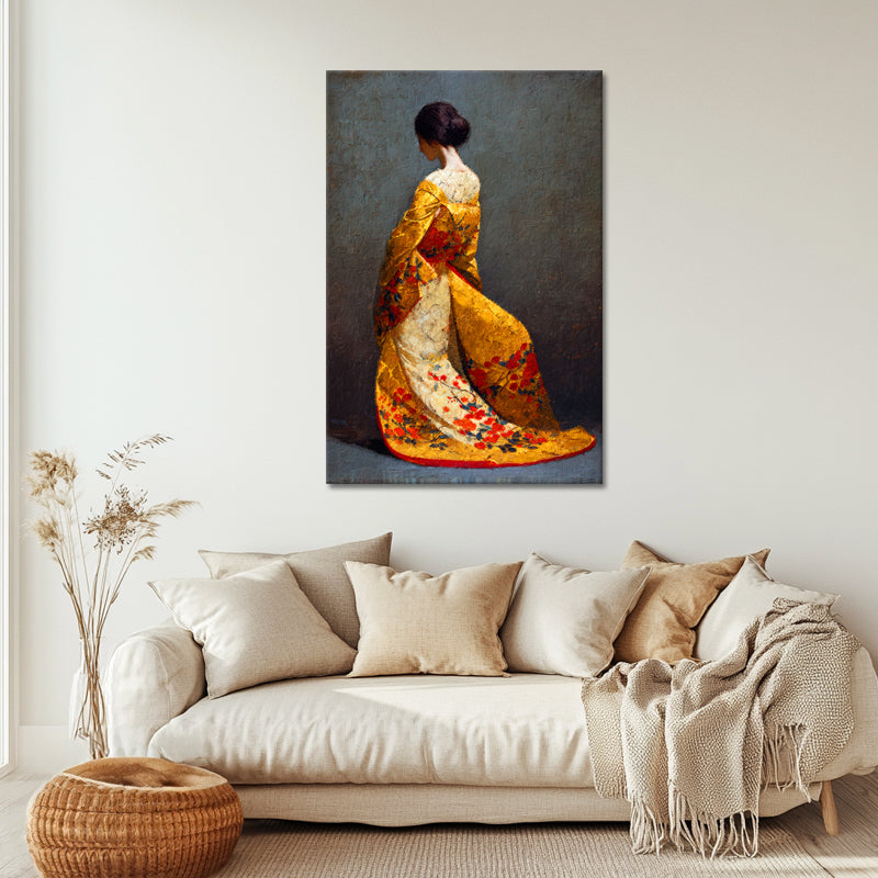 Japanisches Frauenkunstwerk