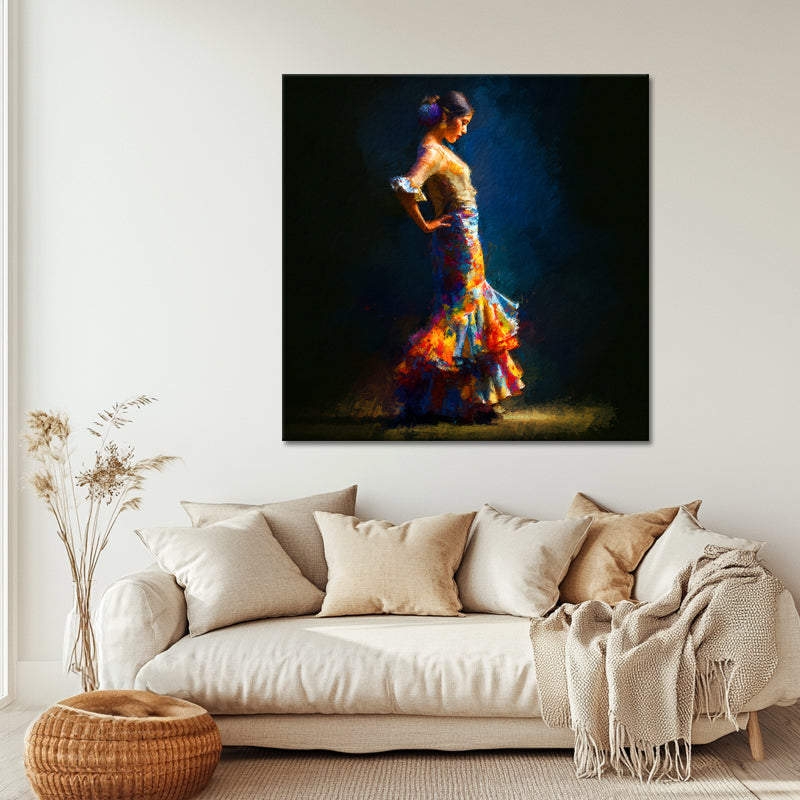 Porträt Spanischer Flamenco