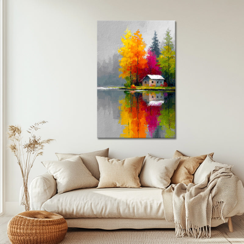 Landschaft Haus am Meer