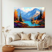 Landschaft mit See