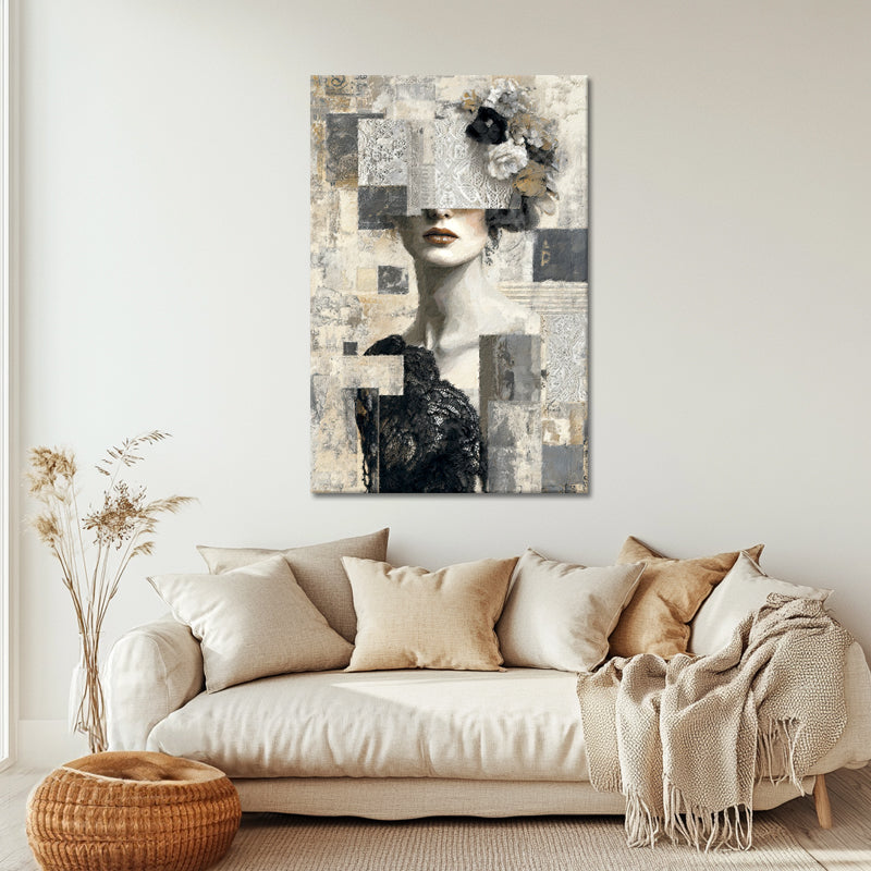 Mixed-Media-Porträt