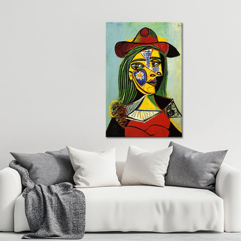 Frau mit Hut und Pelzkragen – Picasso