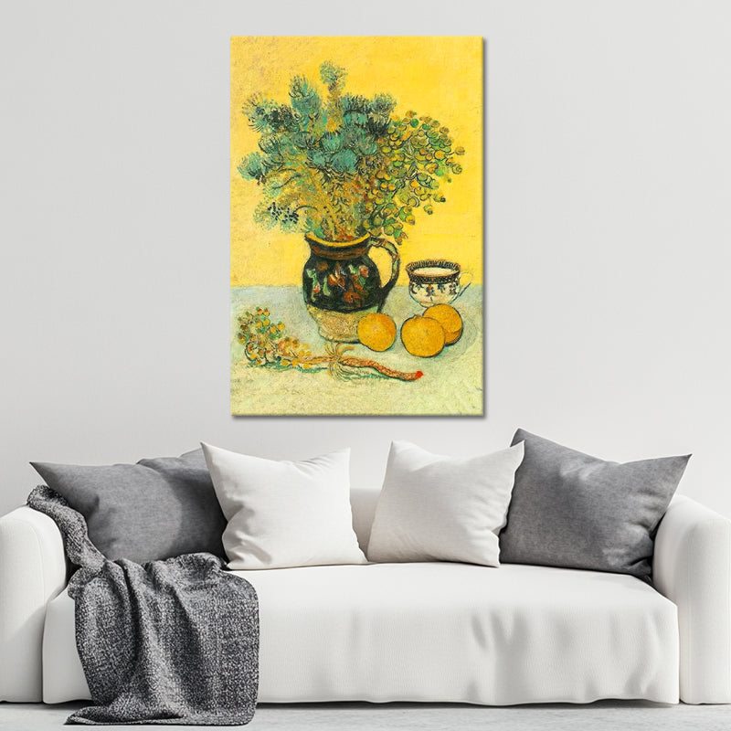 Majolika-Krug mit Feldblumen – Van Gogh