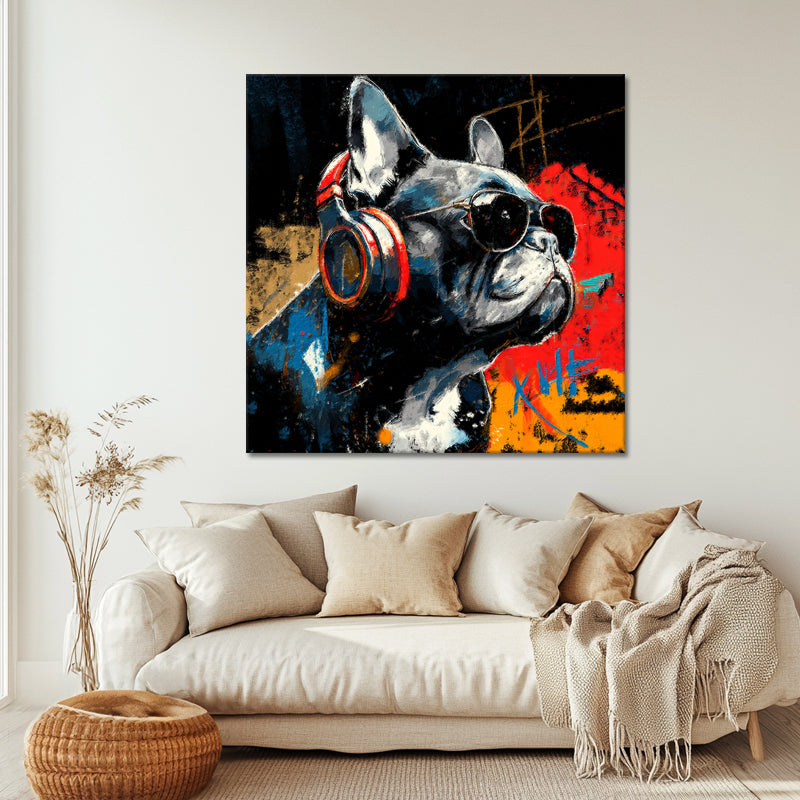 Hunde-Graffiti-Kunst