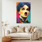 Gemälde Charlie Chaplin