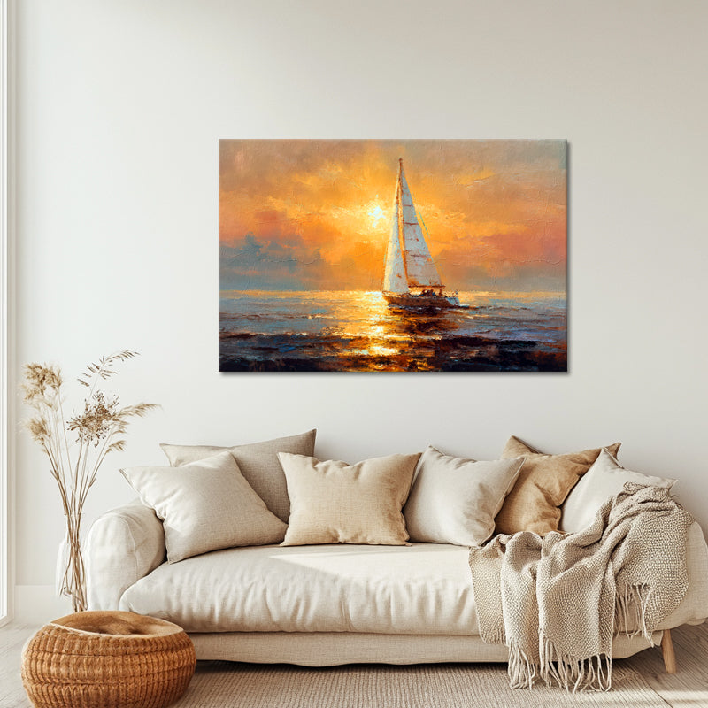 Segelboot auf See II