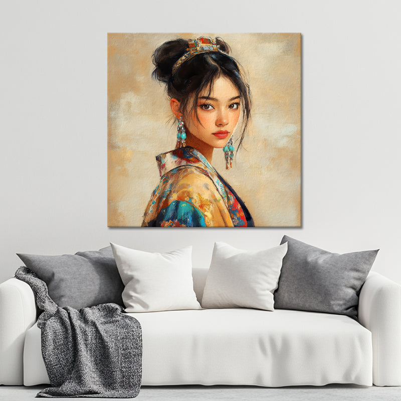 Asiatische Frau im Kimono IV