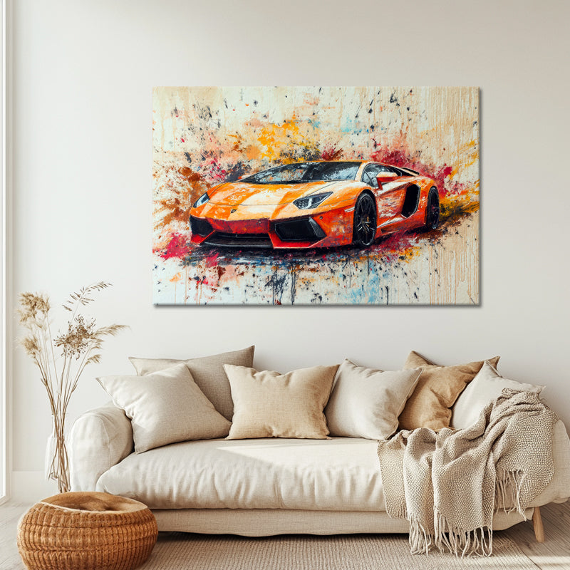 Lamborghini Aventador Kunst