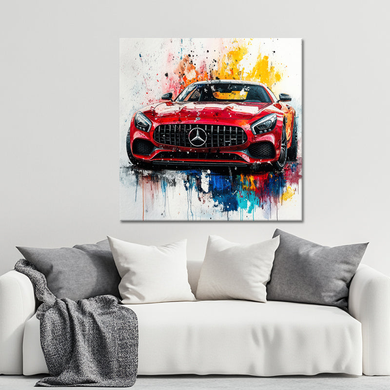 Roter Mercedes-AMG GT