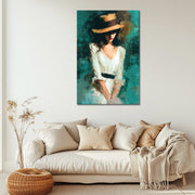Frau mit Hut – Modern