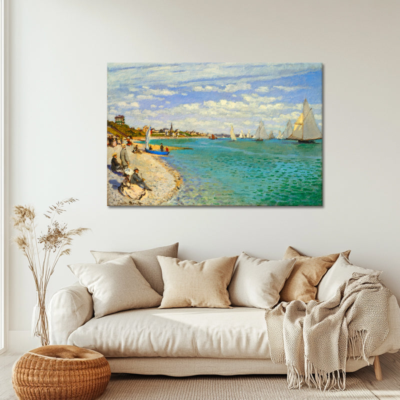 Regatta in Sainte-Adresse - Claude Monet