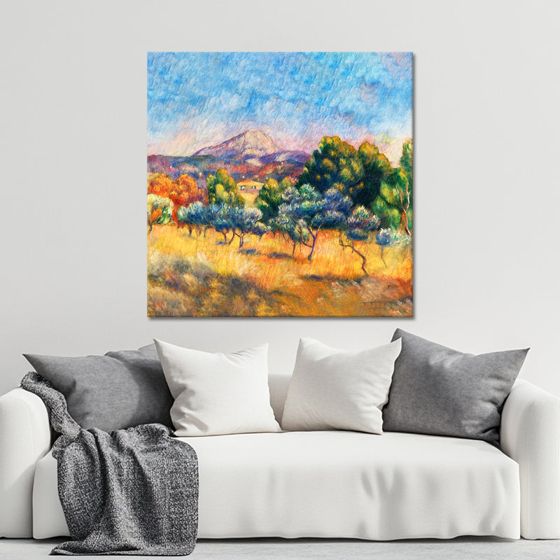 Landschaft bei Montagne Sainte-Victoire - Pierre-Auguste Renoir