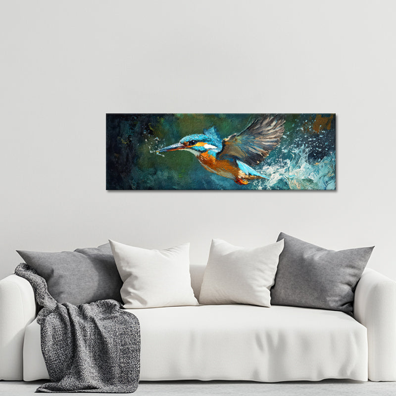 Eisvogel am Fluss