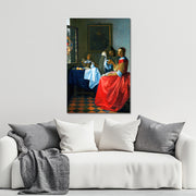 Dame und zwei Herren - Johannes Vermeer