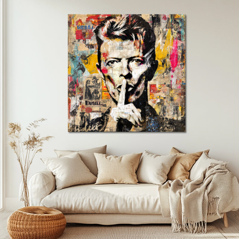 David Bowie-Collage-Kunst