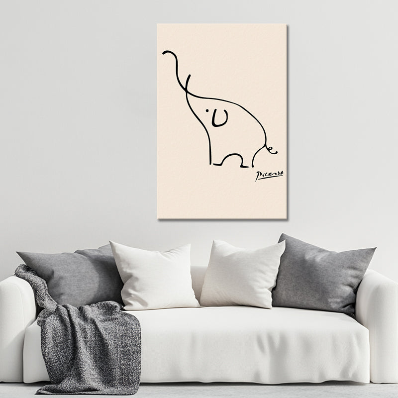 Skizze eines Elefanten - Picasso
