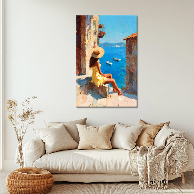 Frau am Meer II