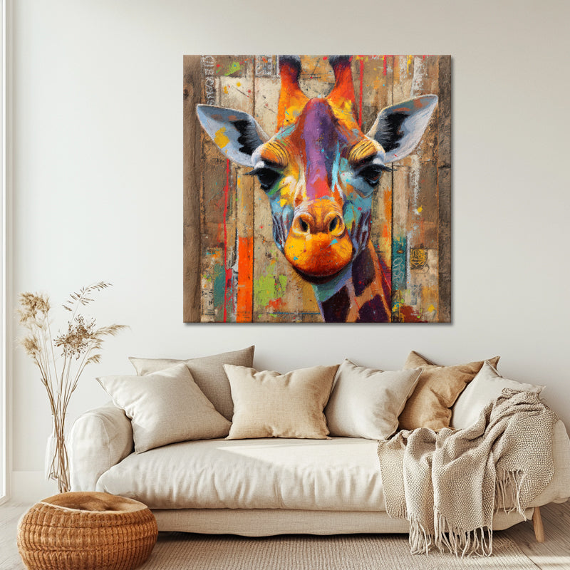 Bunte Giraffe