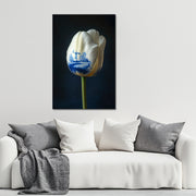 Eine Tulpe im Delfter Stil