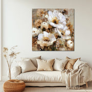 Abstrakte Weiße Blumen II