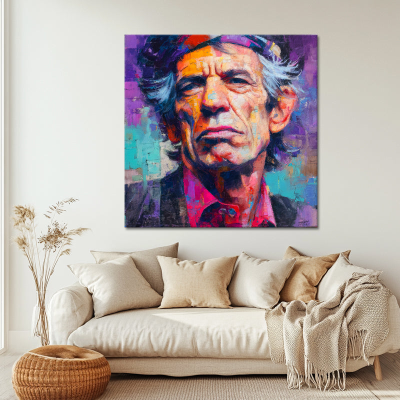 Keith Richards Kunstporträt