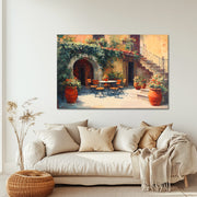 Sommerliche italienische Terrasse