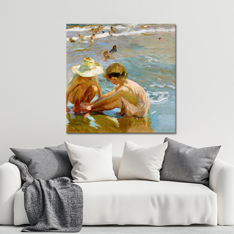 Der verletzte Fuß - Joaquín Sorolla