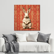 Kaninchen im Vintage-Stil