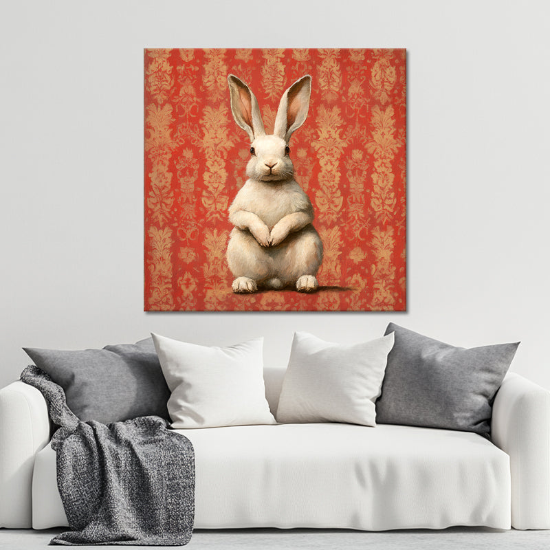 Kaninchen im Vintage-Stil
