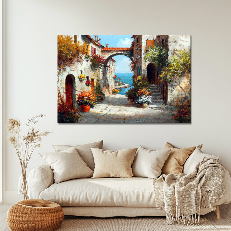 Sommerliches italienisches Dorf II