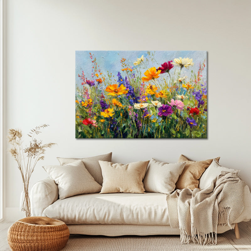 Feld voller Blumen Kunst