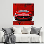 Ferrari Portofino Gemälde