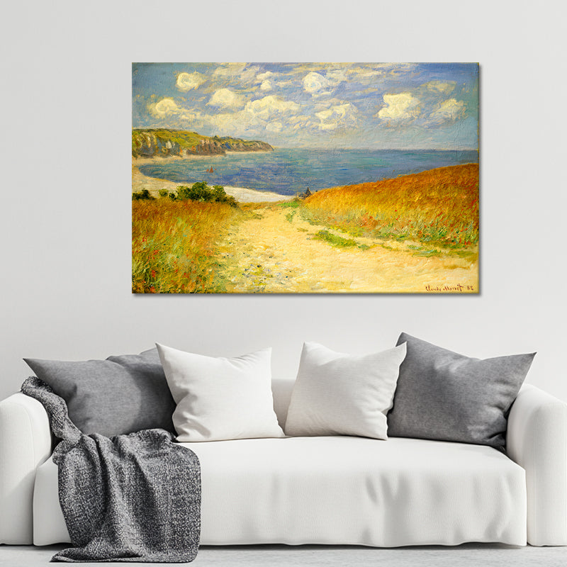 Pfad durch die Kornfelder bei Pourville - Monet