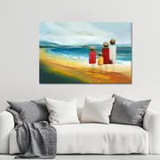 Familie am Strand