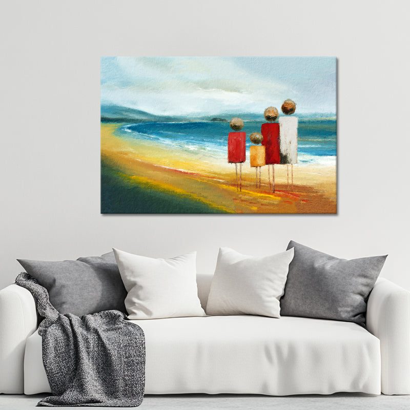 Familie am Strand