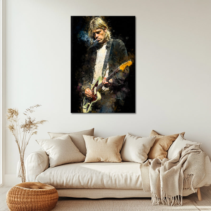 Porträt Kurt Cobain