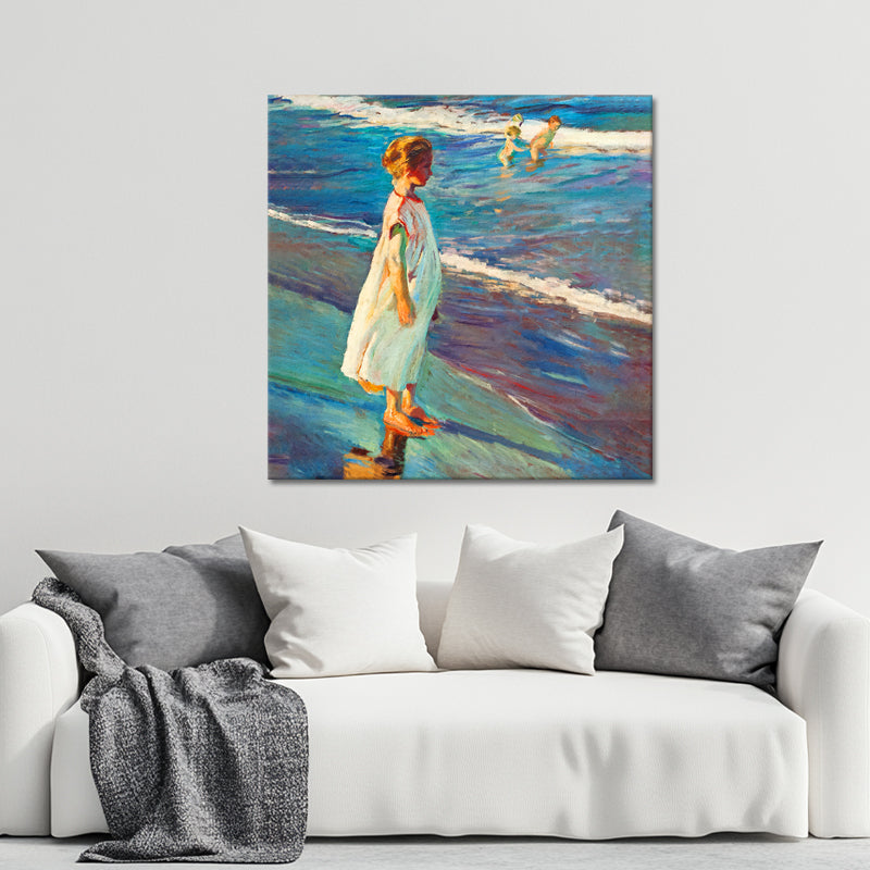 Mädchen am Strand - Joaquín Sorolla