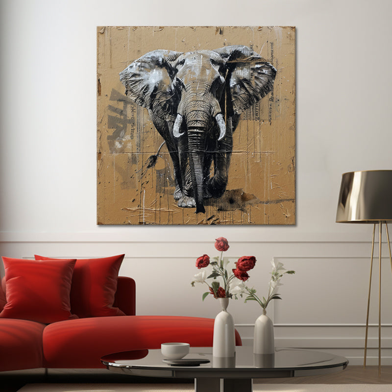 Elefant Mixed Media